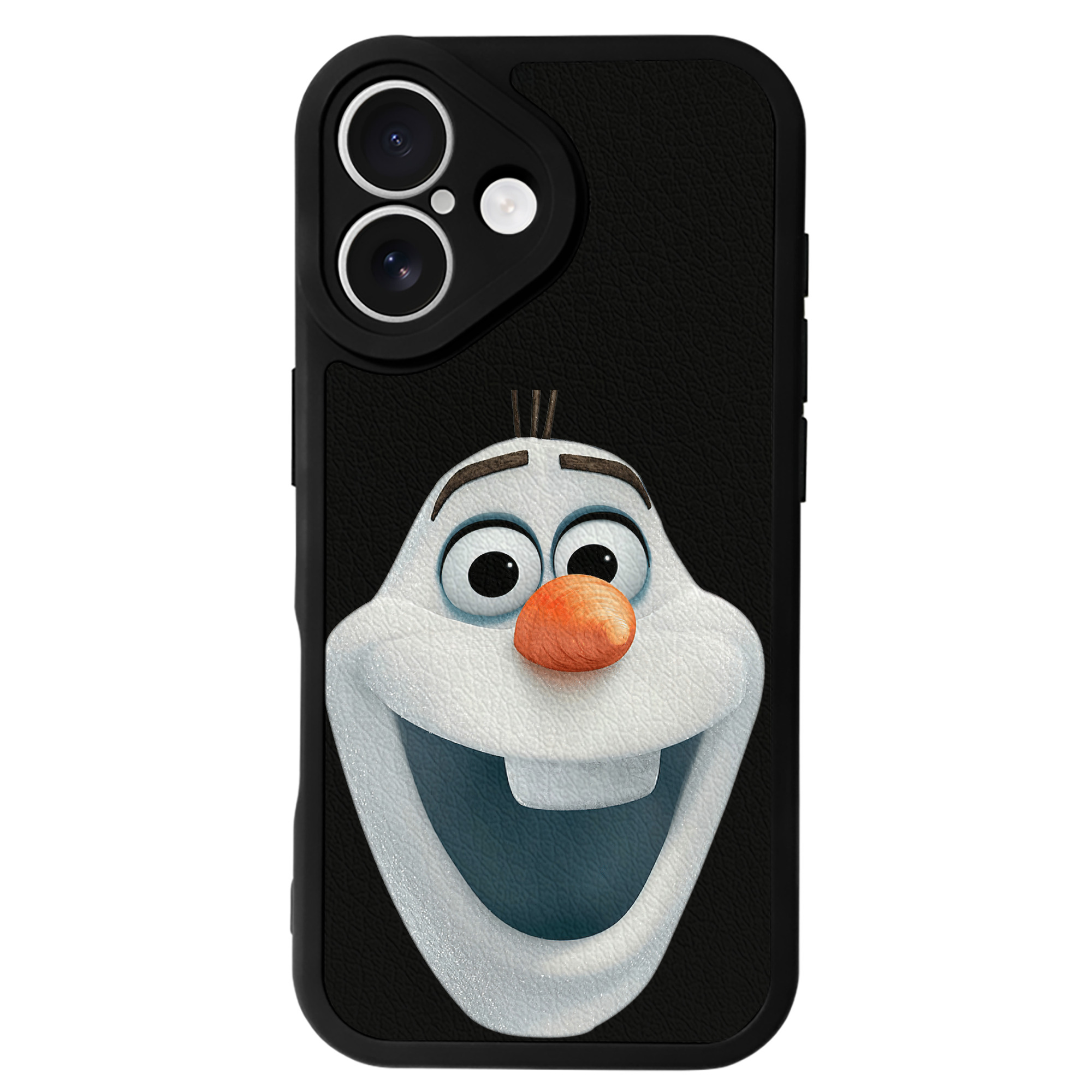 （画像用） アナと雪の女王 アンナ エルサ Frozen Anna Elsa 【iPhone 16シリーズ対応】シリコンスマホケース（レザー調） 材質：シリコン